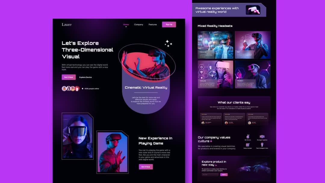 Creative studio website